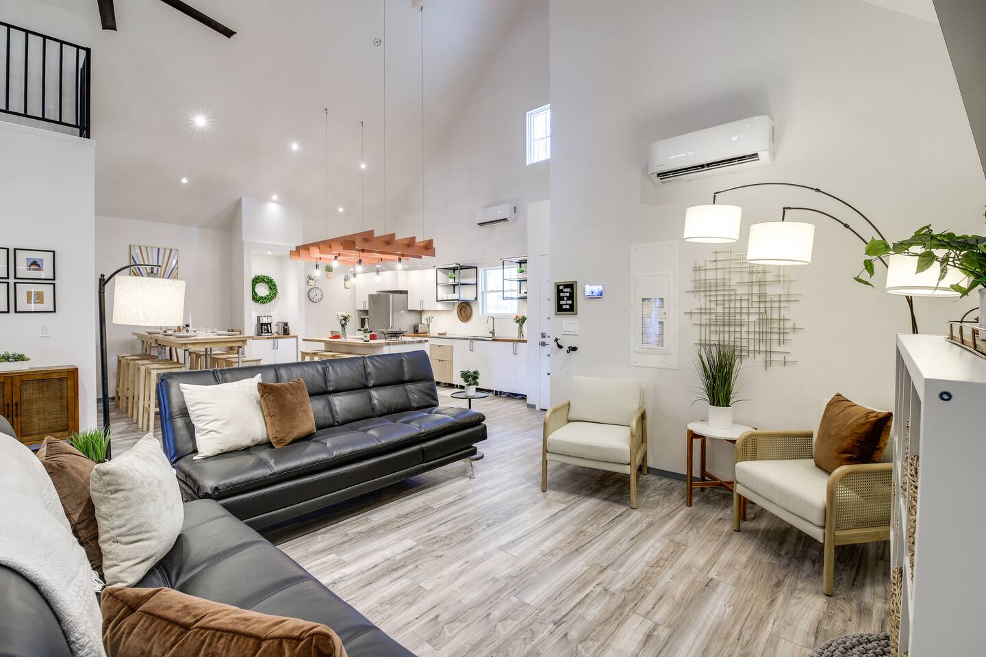 Barndo 2B at Cedar Pond Farms in Jefferson City — a three-bedroom barndominium on a working farm with Scottish Highland cattle.
