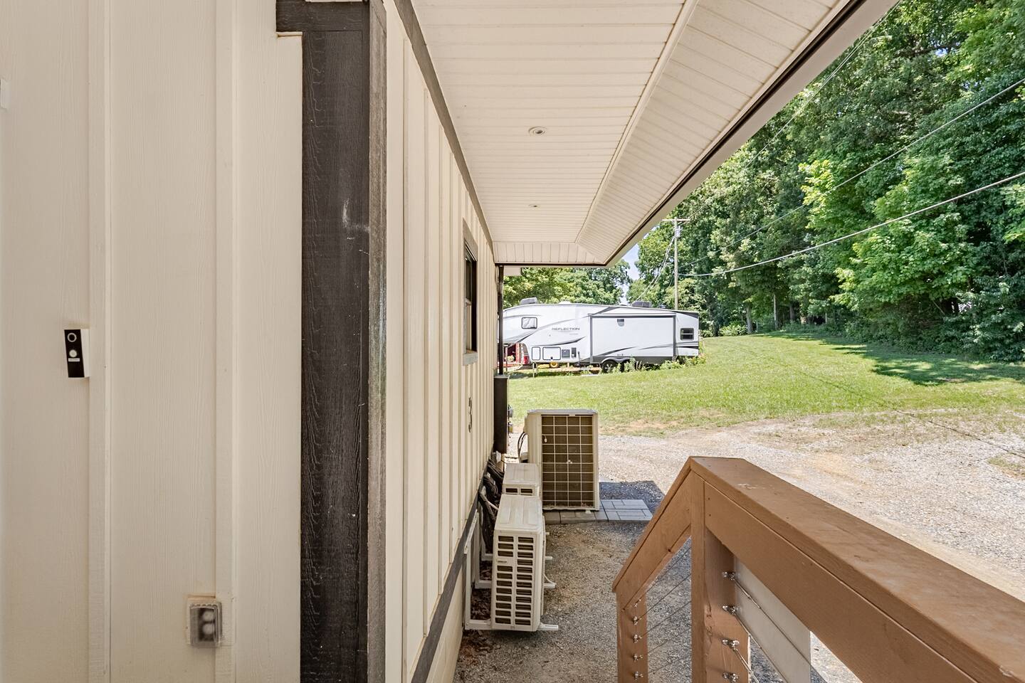 Barndo 3B · Three-bedroom house at Cedar Pond Farms in Jefferson City — a three-bedroom barndominium on a working farm with Scottish Highland cattle.