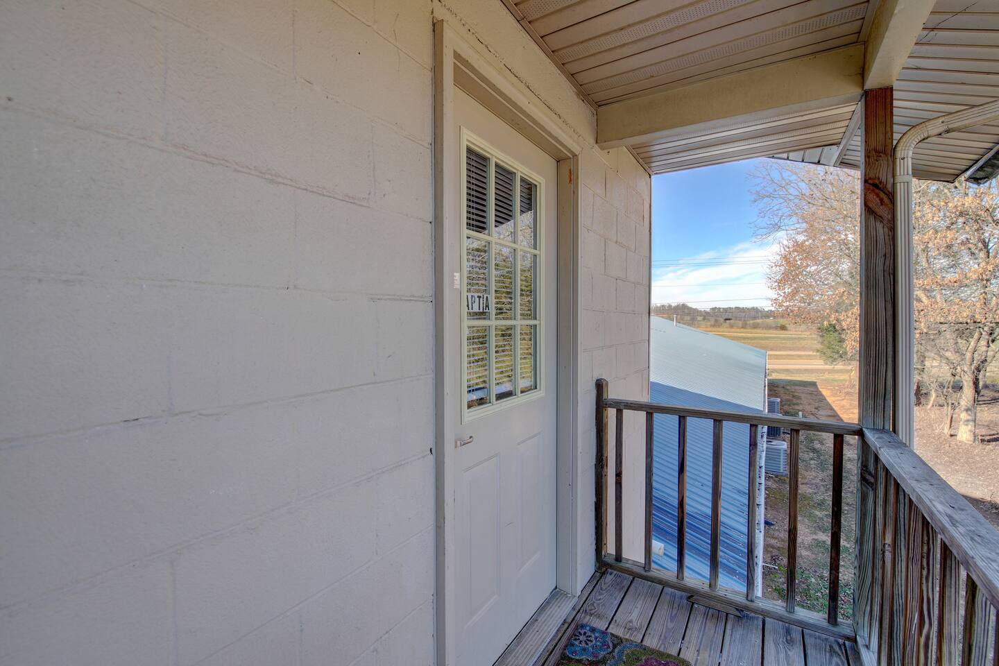 Executive Apartment A at Cedar Pond Farms — European-style apartment lodging on the farm, with the Highland herd a short walk away.