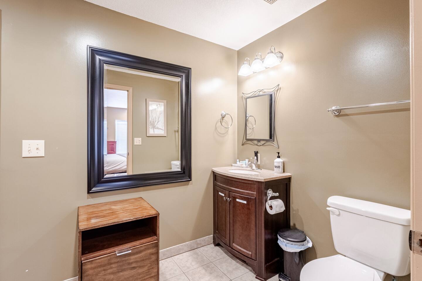 Executive Apartment A at Cedar Pond Farms in New Market — a European-style apartment on a working farm with Scottish Highland cattle.