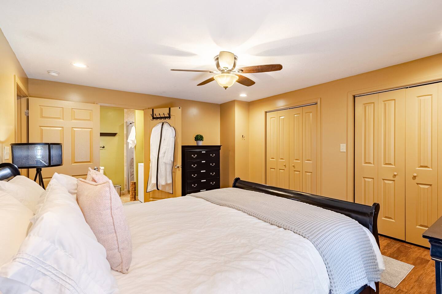 A look around Executive Apartment B, one of the European-style apartment stays guests book for a farm weekend in the Tennessee foothills near the Smokies.