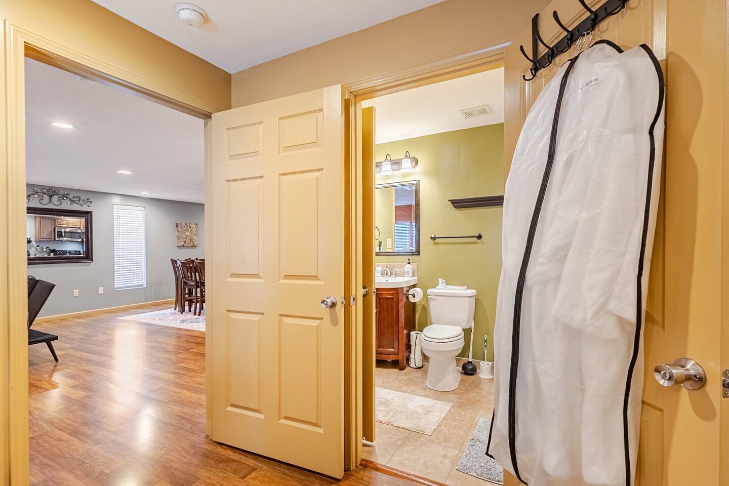 A look around Executive Apartment B, one of the European-style apartment stays guests book for a farm weekend in the Tennessee foothills near the Smokies.