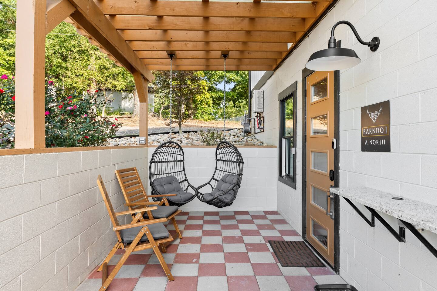 Inside Fairland Ridge · Barndos 1, 2 & 3, a whole-barndominium rental at Cedar Pond Farms — our fluffy Highland cow farm just outside the Smoky Mountains.