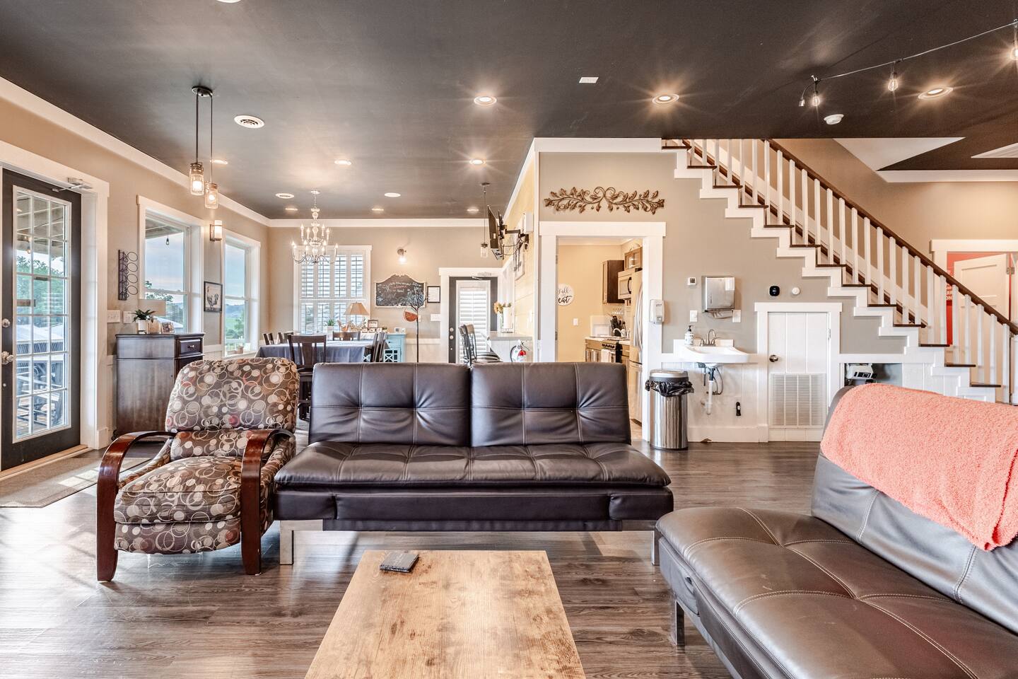 Milkbarn Farm Stay at Cedar Pond Farms — converted Milkbarn farmhouse lodging on the farm, with the Highland herd a short walk away.