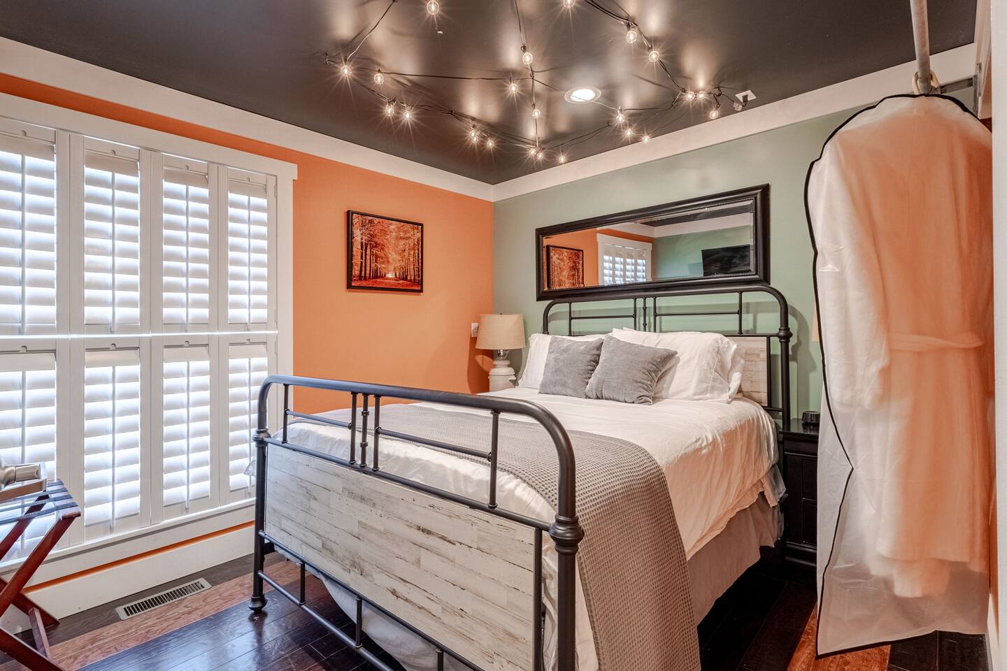 Inside Milkbarn Farm Stay, a converted Milkbarn farmhouse at Cedar Pond Farms — our fluffy Highland cow farm just outside the Smoky Mountains.